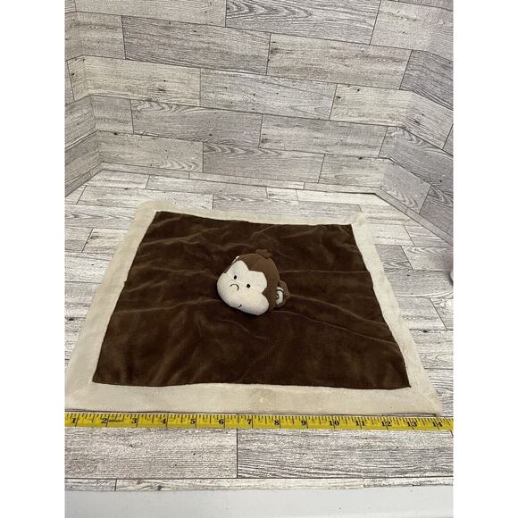 Tiddliwinks Brown Monkey Lovey Security Blanket Baby Toy Nursery Safari Zoo - Picture 3 of 8